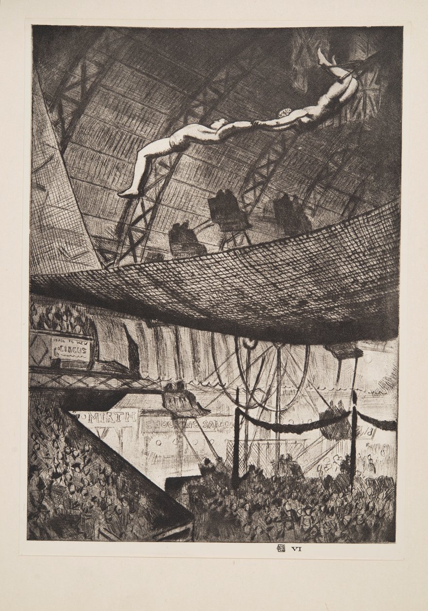 Acróbatas, 1925 de Laura Knight