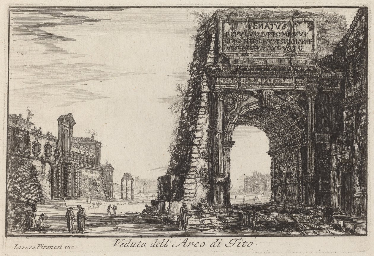 El Arco de Tito de Laura Piranesi after Giovanni Battista Piranesi