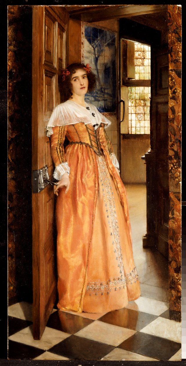 En la Entrada de Laura Theresa Alma Tadema