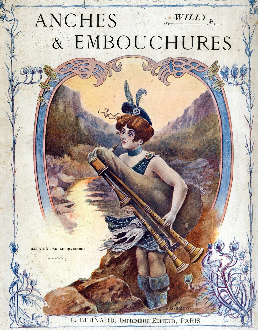 Portada del libro "Anches et embouchures "de Willy de Laurence Louise Le Riverend
