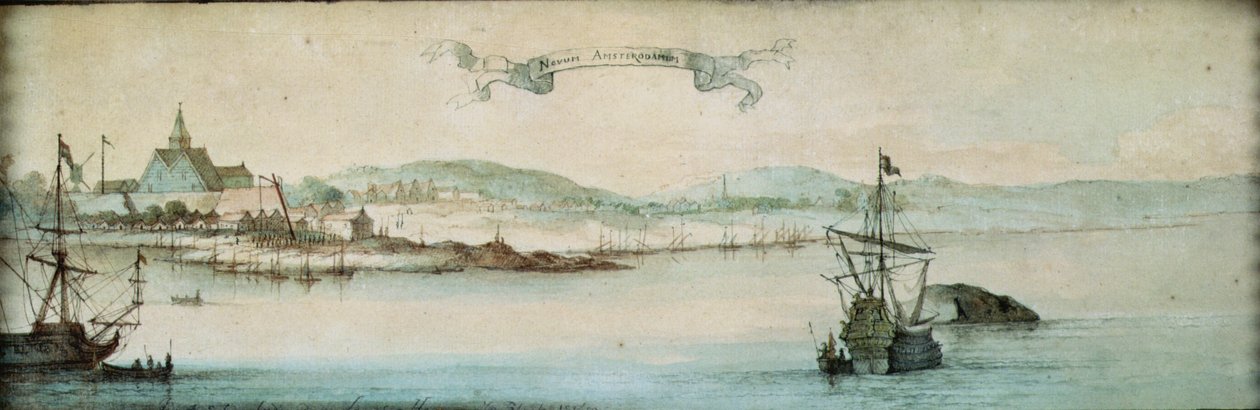 Nueva Ámsterdam, Nueva Holanda, 1650 de Laurens Block