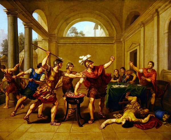 Mucio Escévola, antes de 1802 de Laurent Pecheux