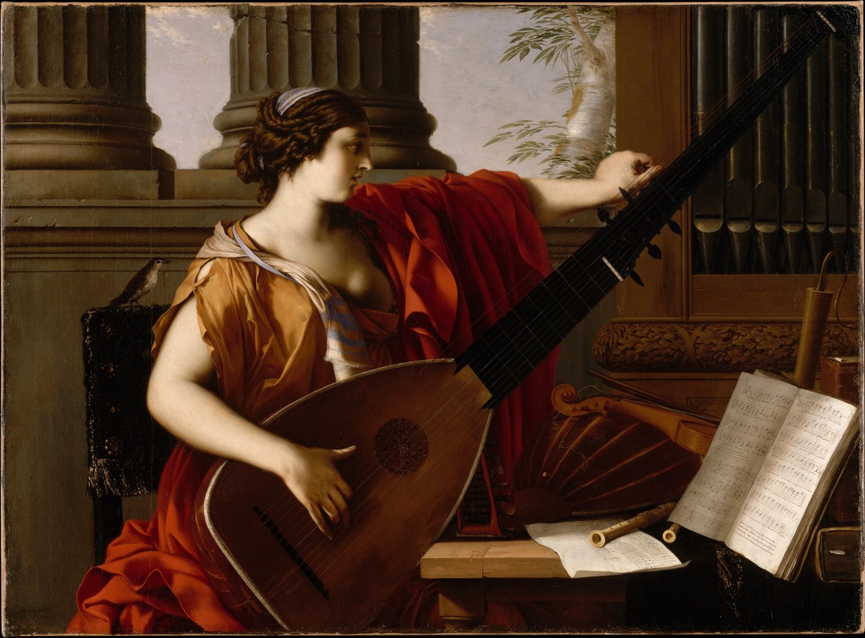Figura alegórica de la música de Laurent de la Hyre