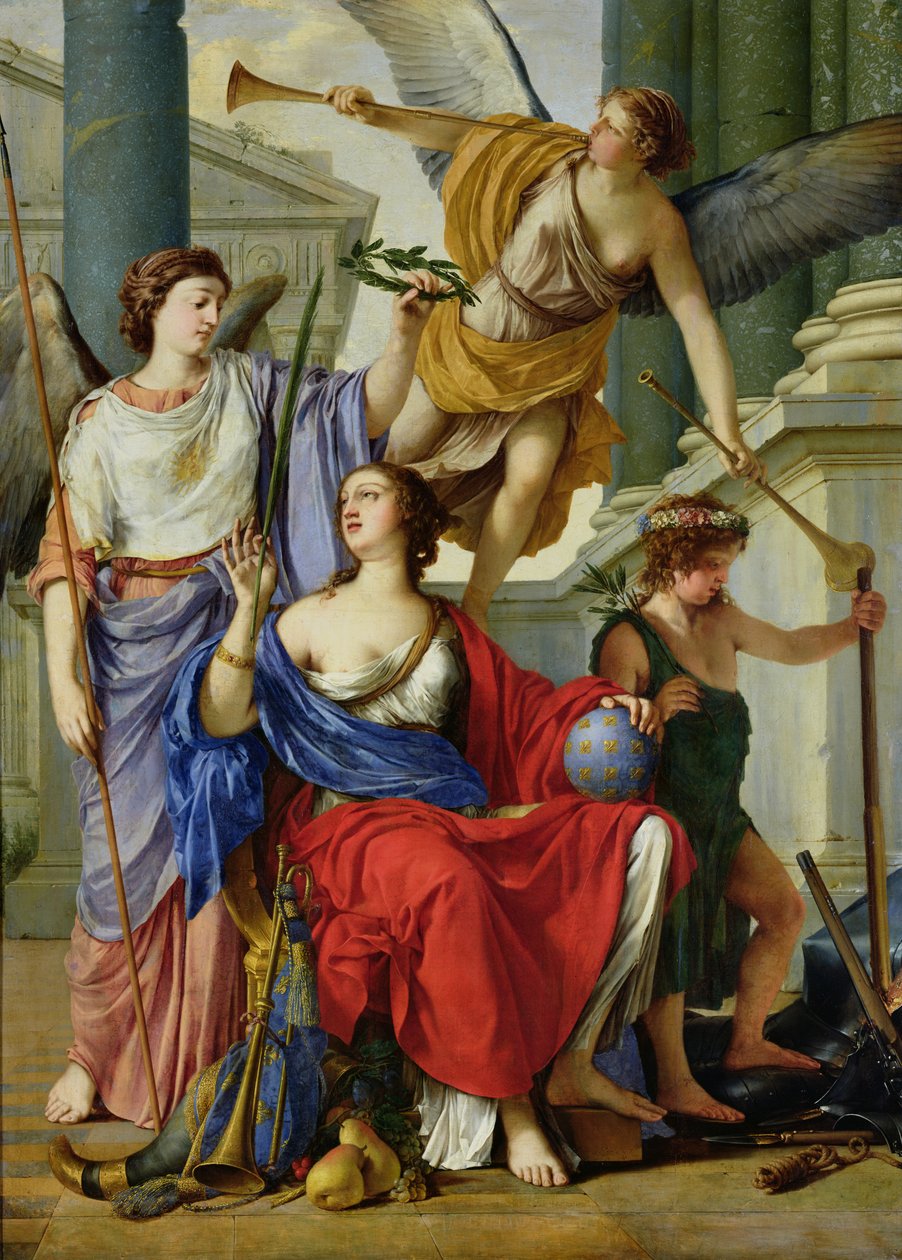 Alegoría de la Regencia de Ana de Austria, 1648 de Laurent de la Hyre