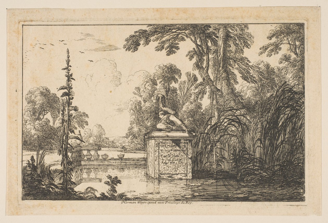 El estanque, 1640 de Laurent de la Hyre