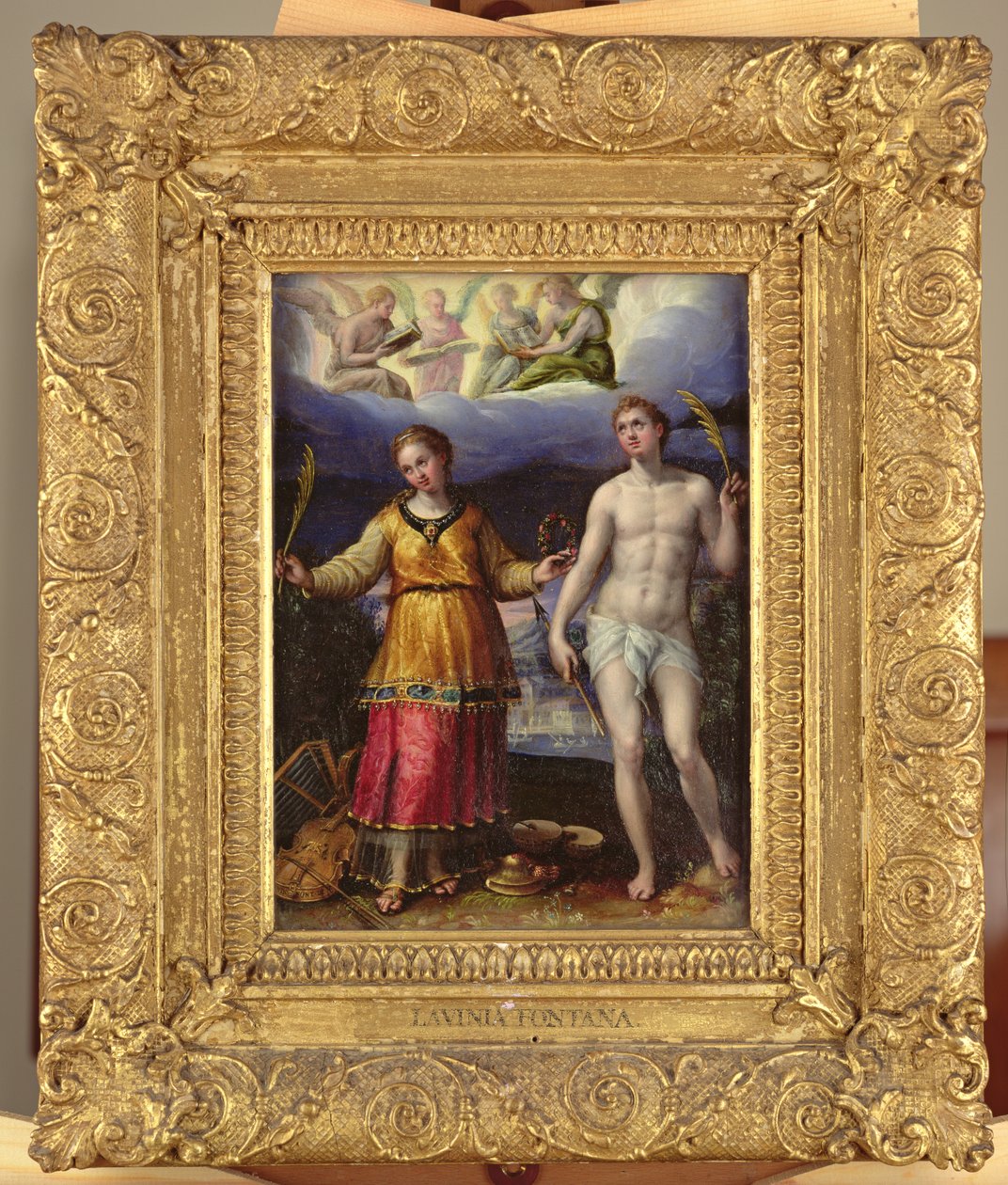 San Sebastián y Santa Cecilia de Lavinia Fontana