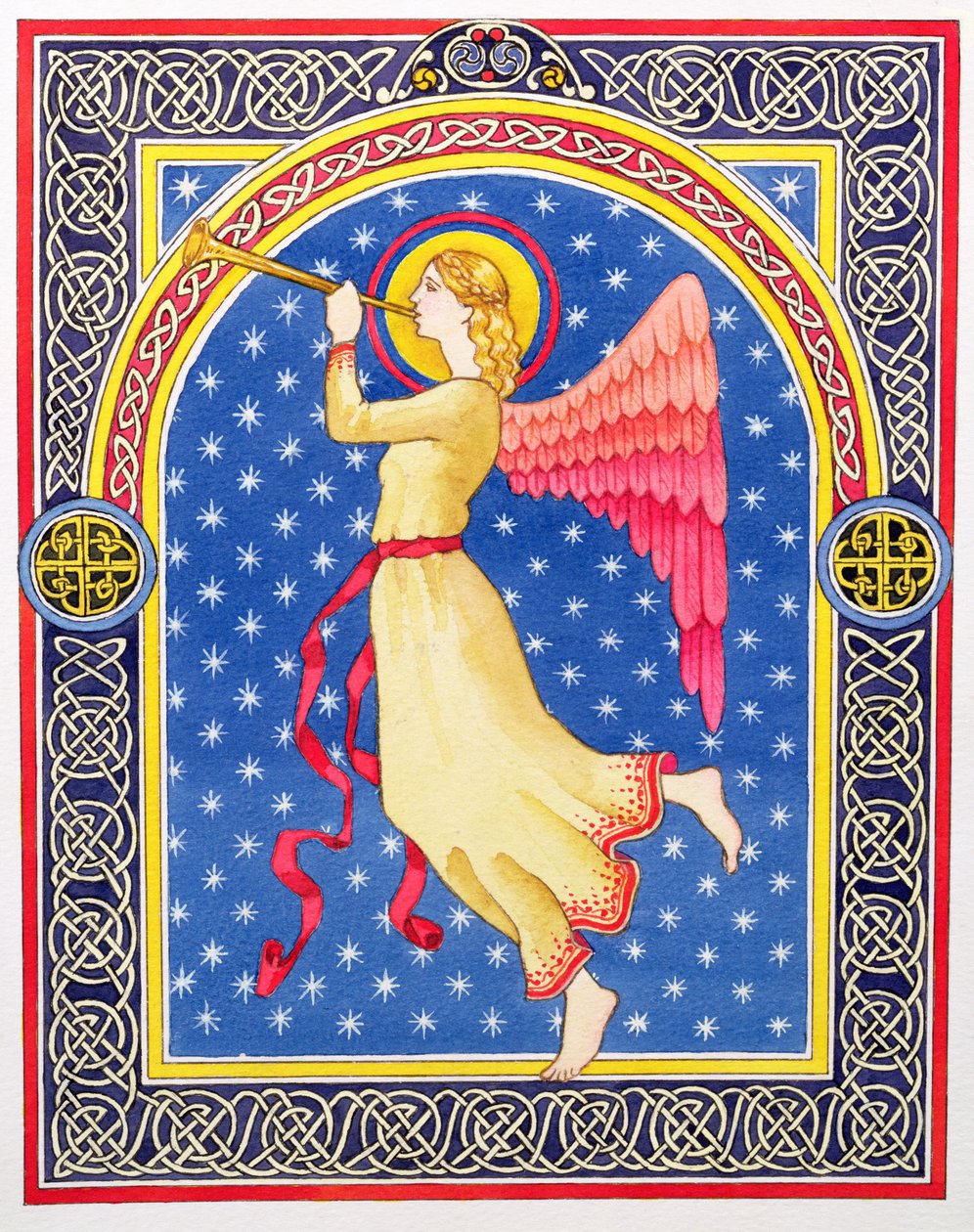 Ángel tocando la trompeta de Lavinia Hamer