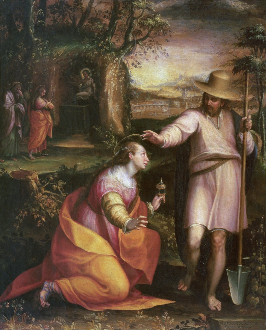 Noli me Tangere, 1581 de Lavinia Fontana