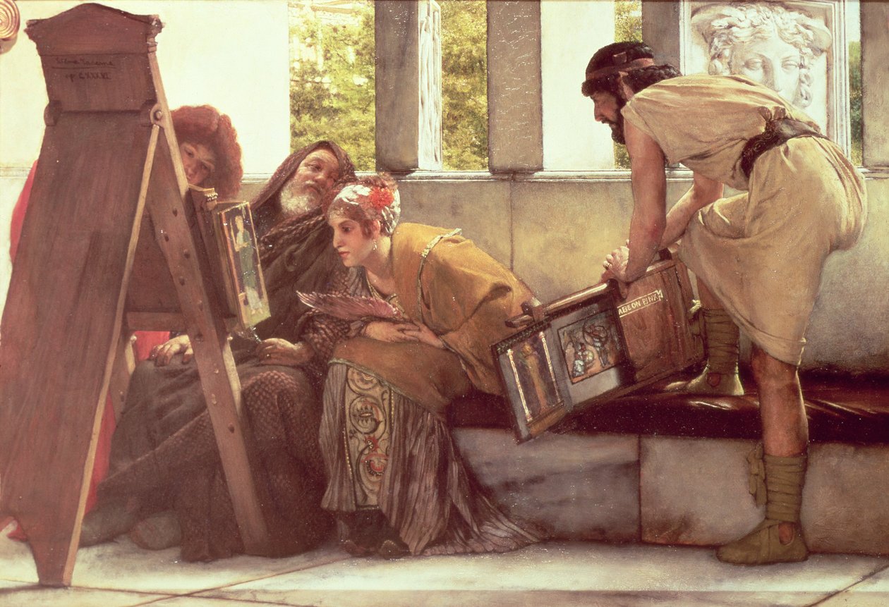 Un estudio romano de Lawrence Alma-Tadema