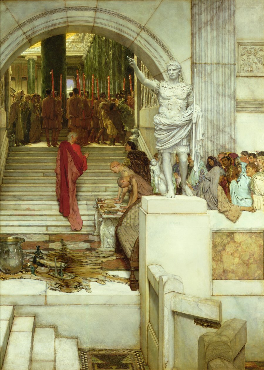 Después de la audiencia, 1879 de Lawrence Alma Tadema