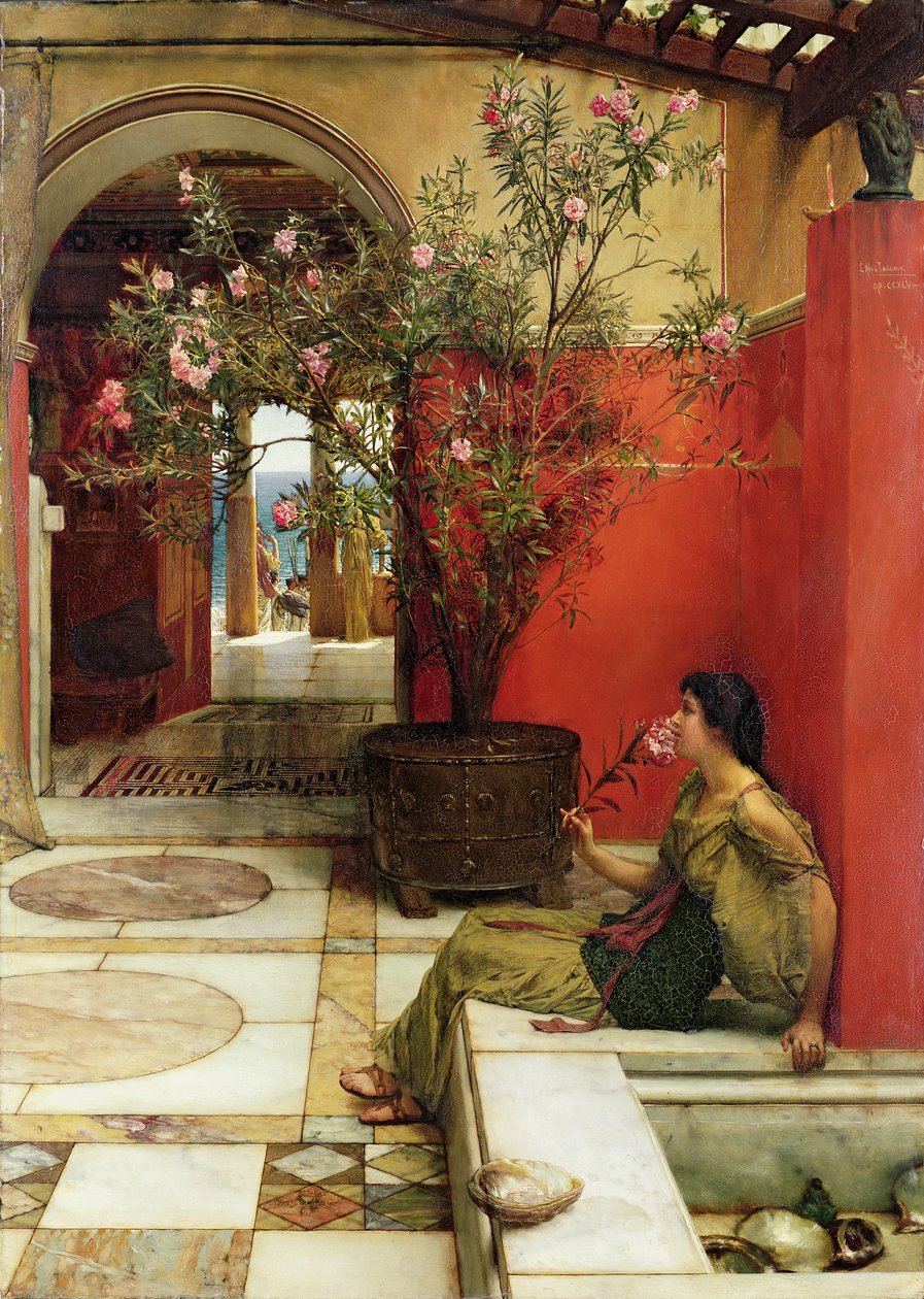 Un adelfa de Lawrence Alma-Tadema