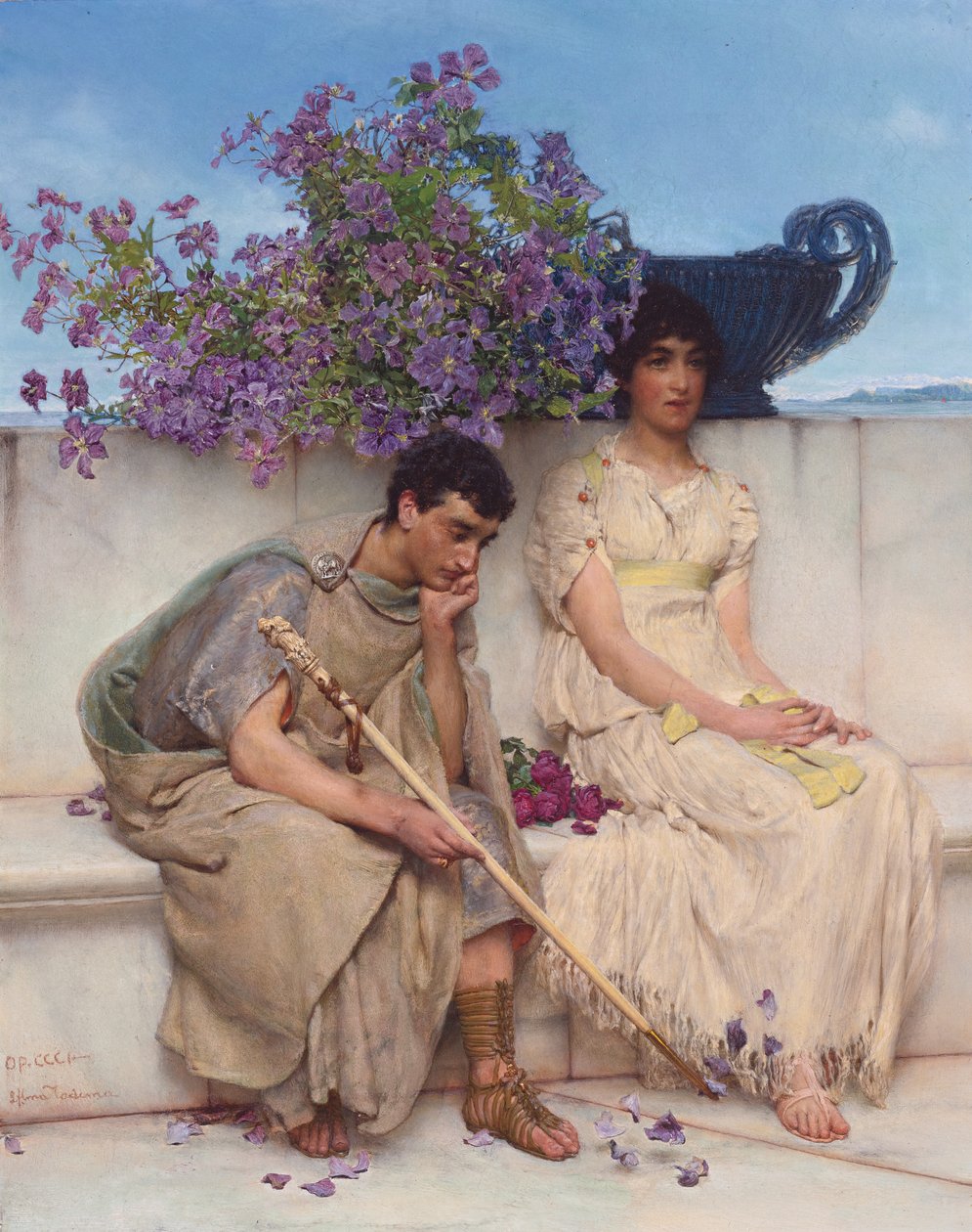 Un silencio elocuente de Lawrence Alma Tadema