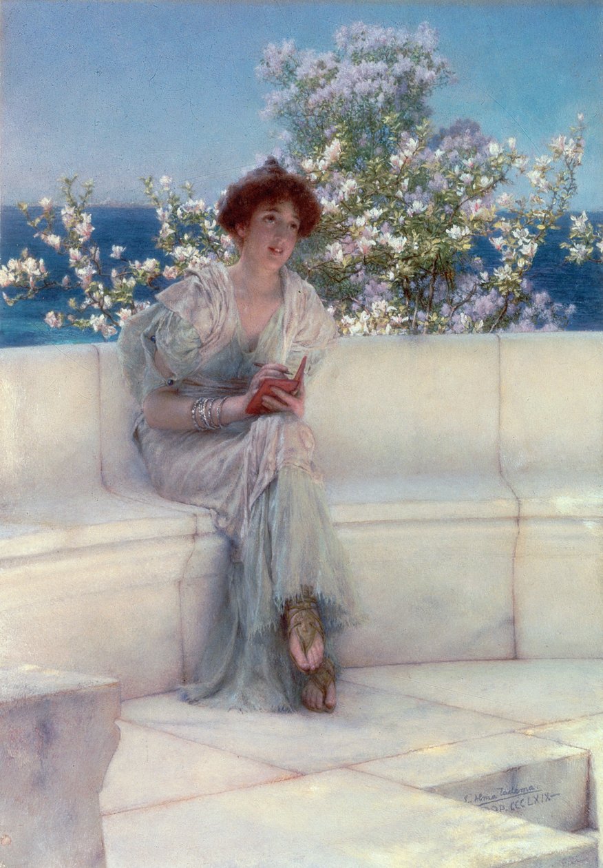 La Primavera Está Aquí, Todo Está Bien con el Mundo, 1902 de Lawrence Alma Tadema