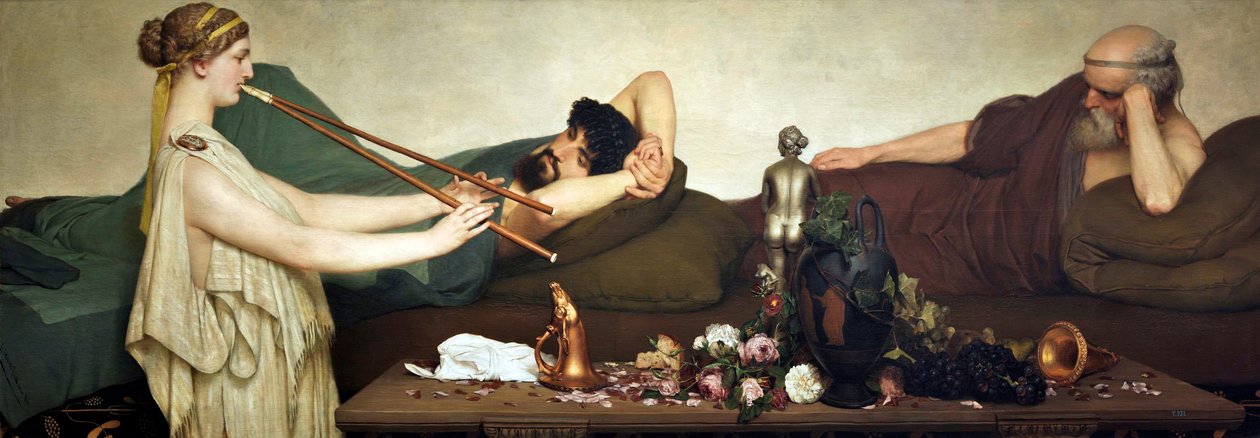Escena pompeyana o La siesta de Lawrence Alma Tadema