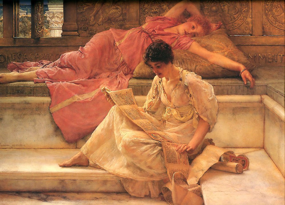 Poeta favorito de Lawrence Alma Tadema