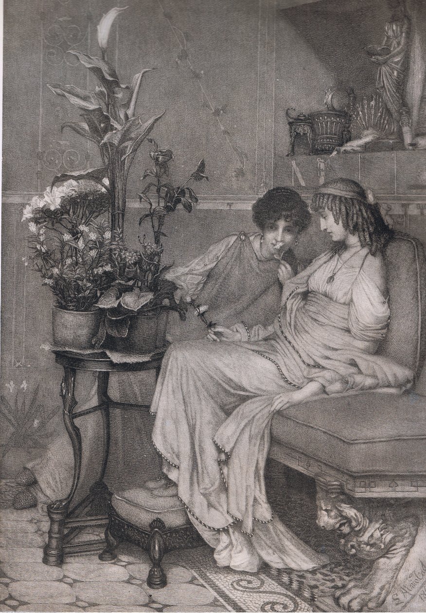 En confianza, Anuario de Bibbys de Lawrence (after) Alma Tadema