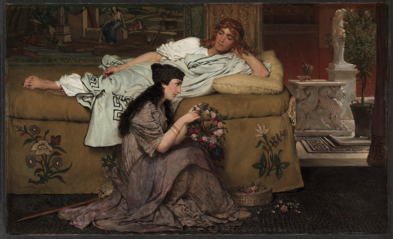 Glaucus y Nydia de Lawrence Alma Tadema