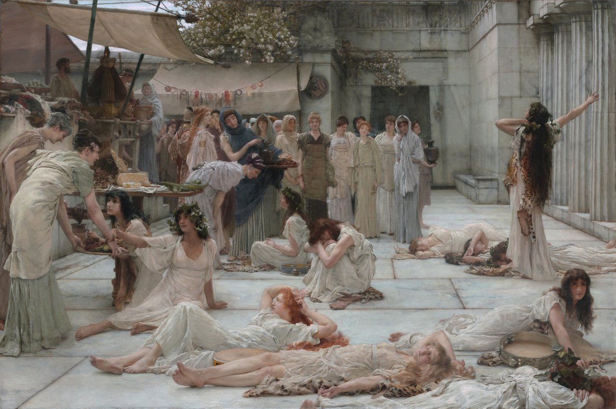 Las mujeres de Anfisa de Lawrence Alma-Tadema