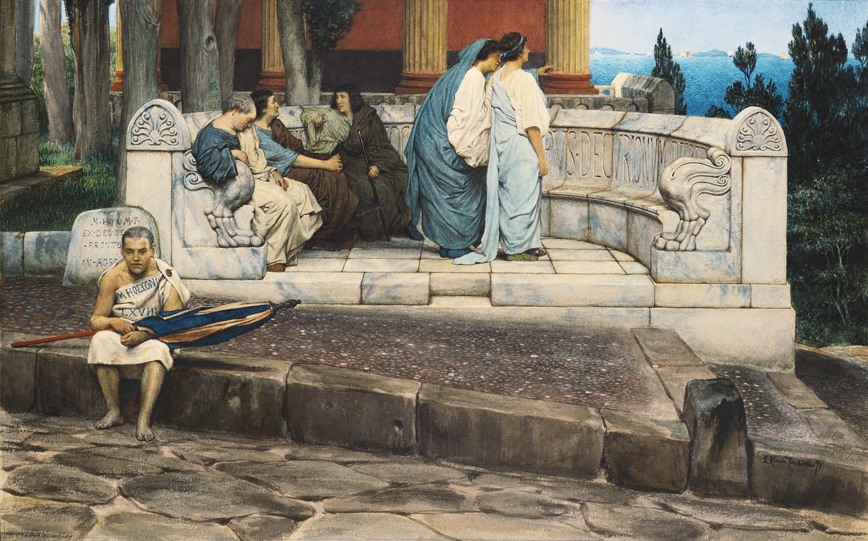 Una exedra de Lawrence Alma Tadema