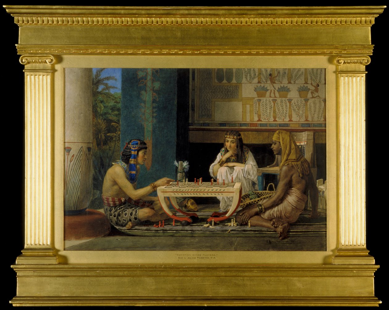 Jugadores de Ajedrez Egipcios, 1865 de Lawrence Alma Tadema