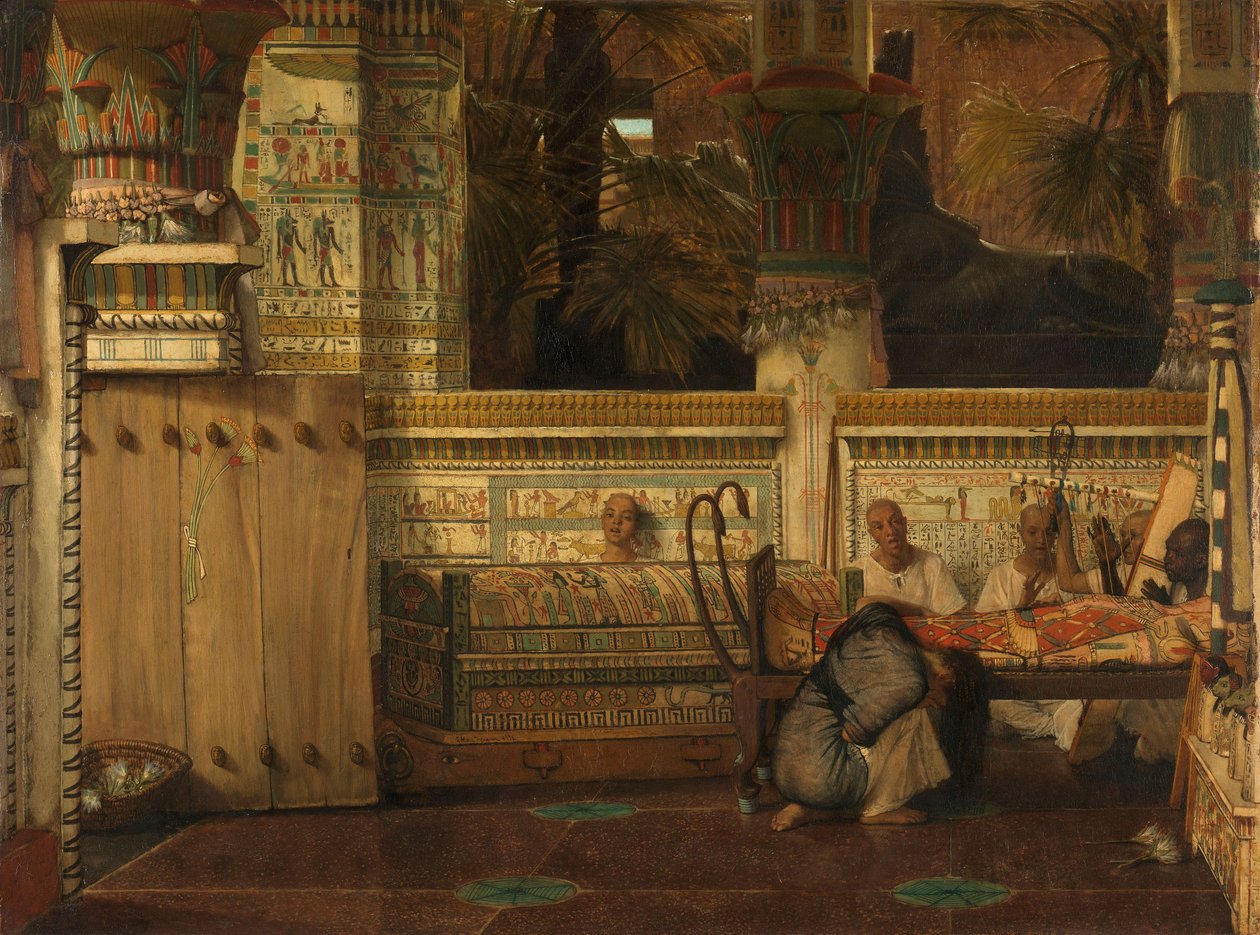 La viuda egipcia de Lawrence Alma Tadema