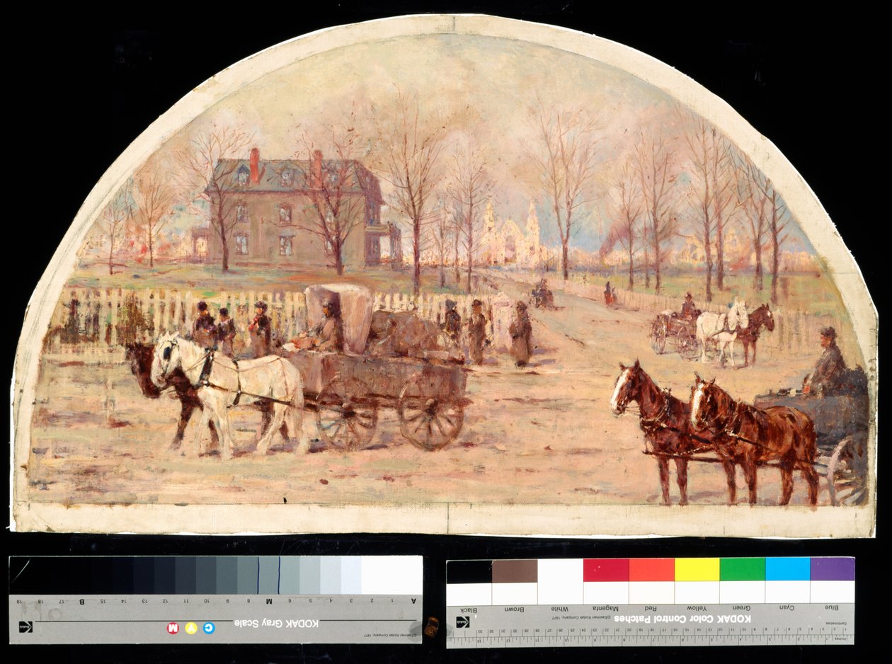 La Residencia Ogden después del Incendio de 1871 de Lawrence Carmichael Earle
