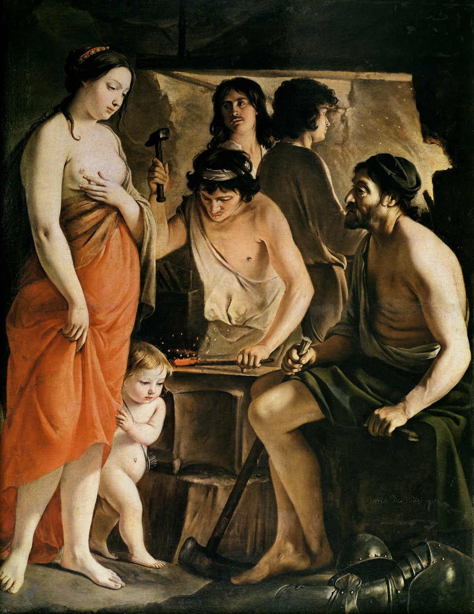 Venus en la fragua de Vulcano de Le Nain Brothers