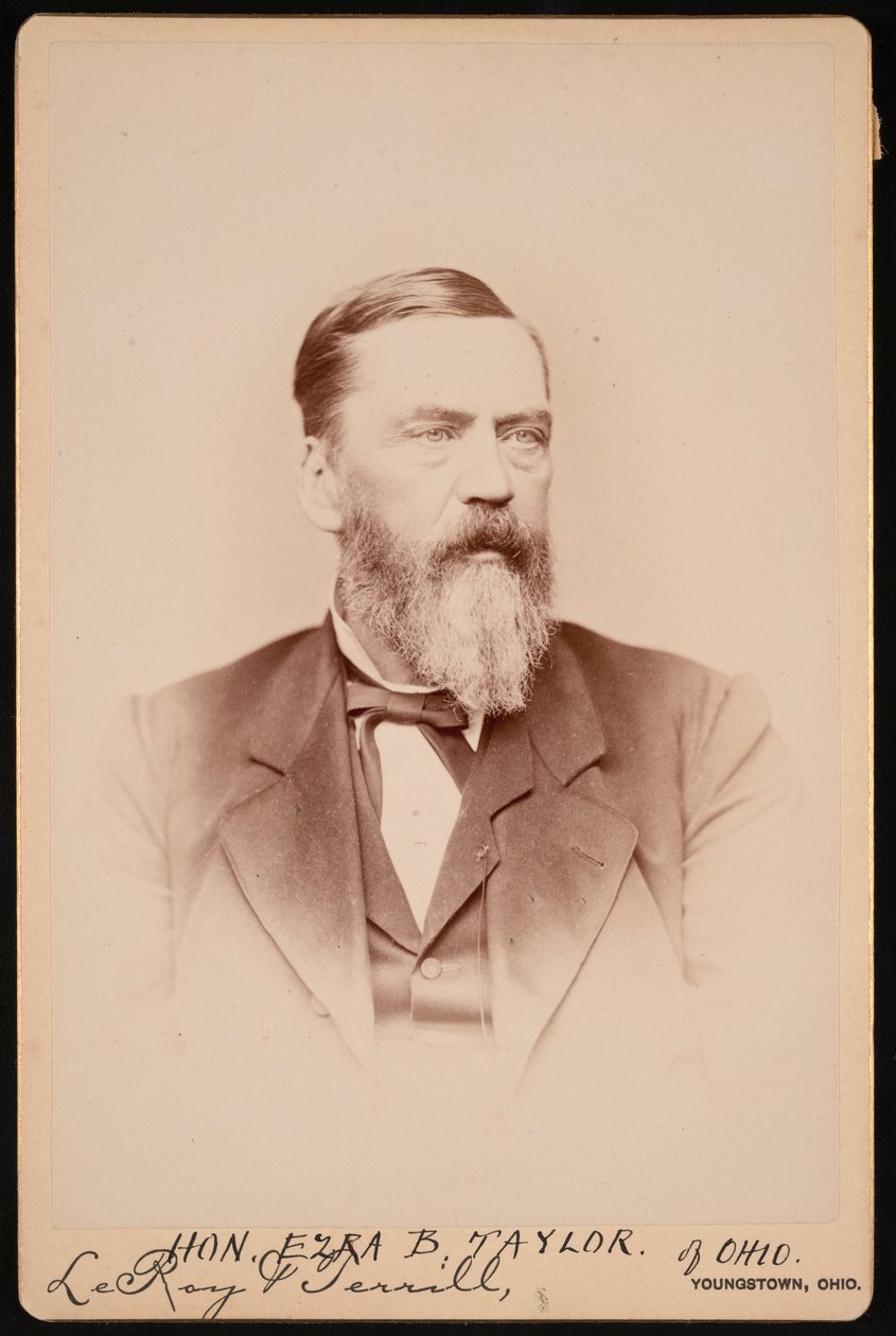 Retrato de Ezra Booth Taylor 1823-1912, antes de 1896 de Le Roy and Terrill