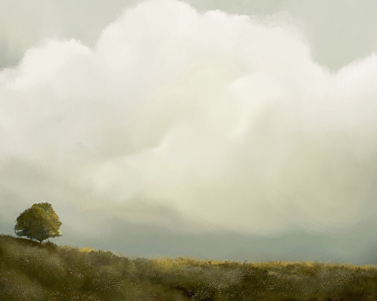 Después de la tormenta, c.2023 (técnica mixta) de Leah Straatsma