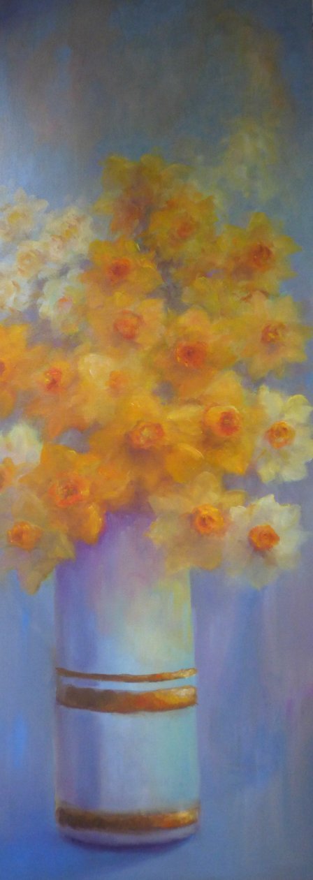 Jarrón de narcisos, 2018 de Lee Campbell