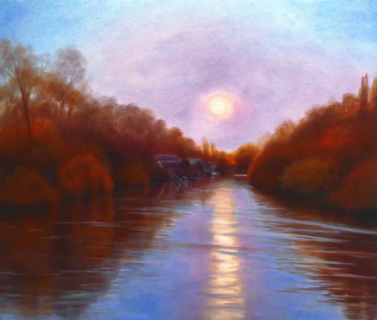 Reflejos de la isla Eel Pie, 2023 de Lee Campbell