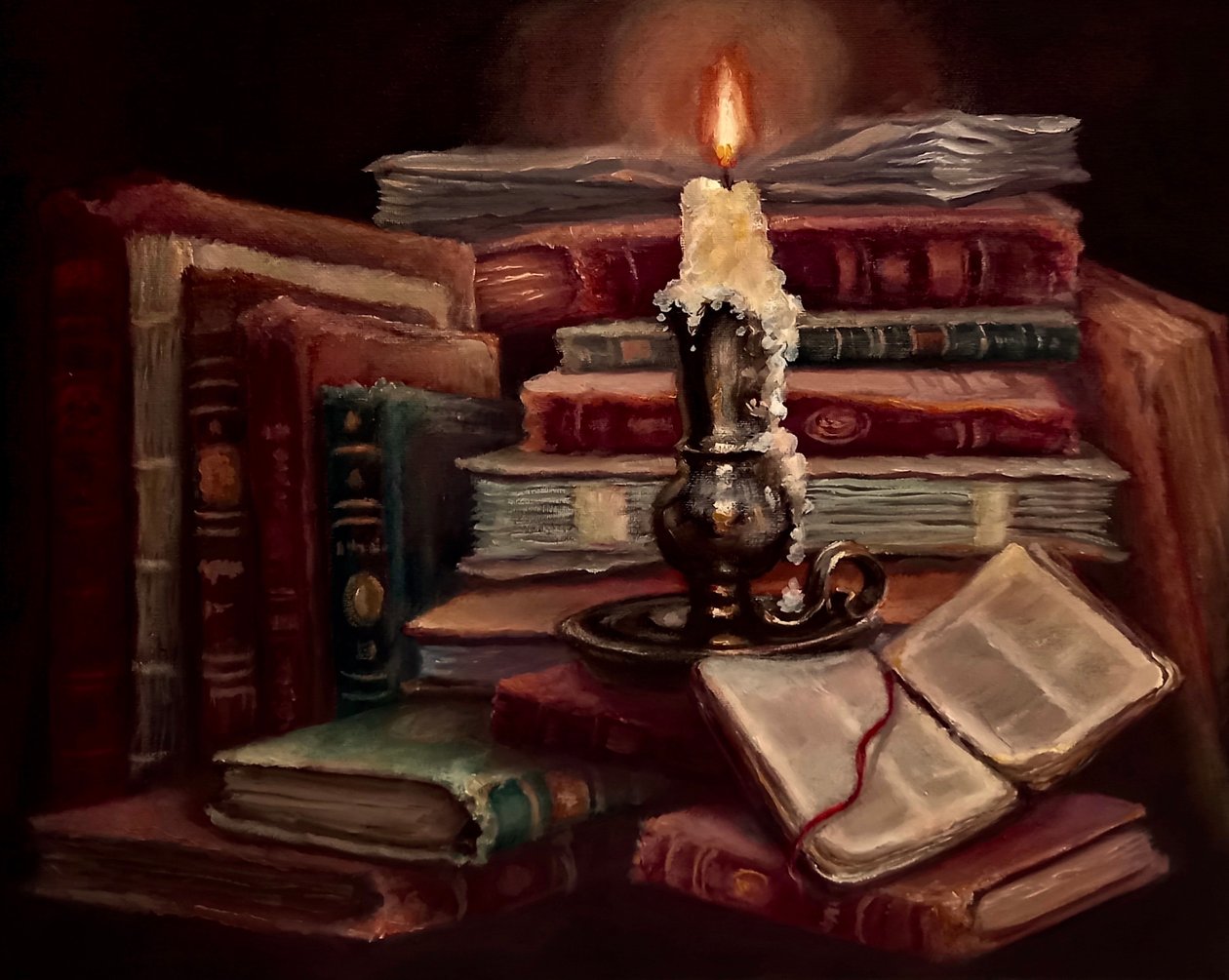 Lambent Seeker, 2024 (óleo sobre lienzo) de Lee Campbell
