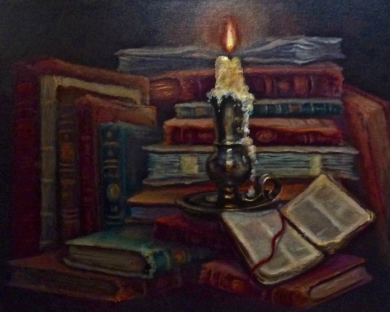 Lambent Seeker, 2024 (óleo sobre lienzo) de Lee Campbell