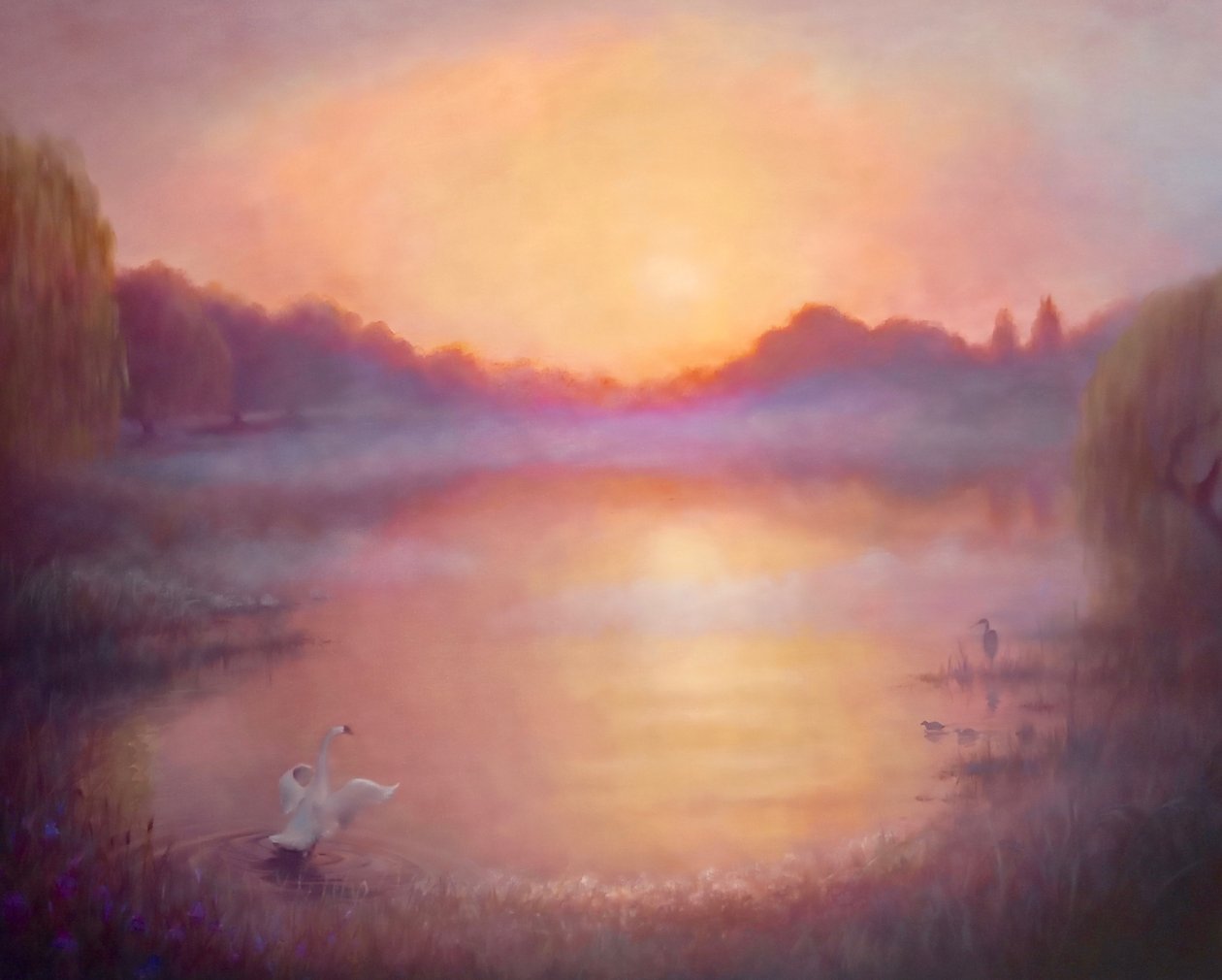 Misty River Mañana, 2023 de Lee Campbell