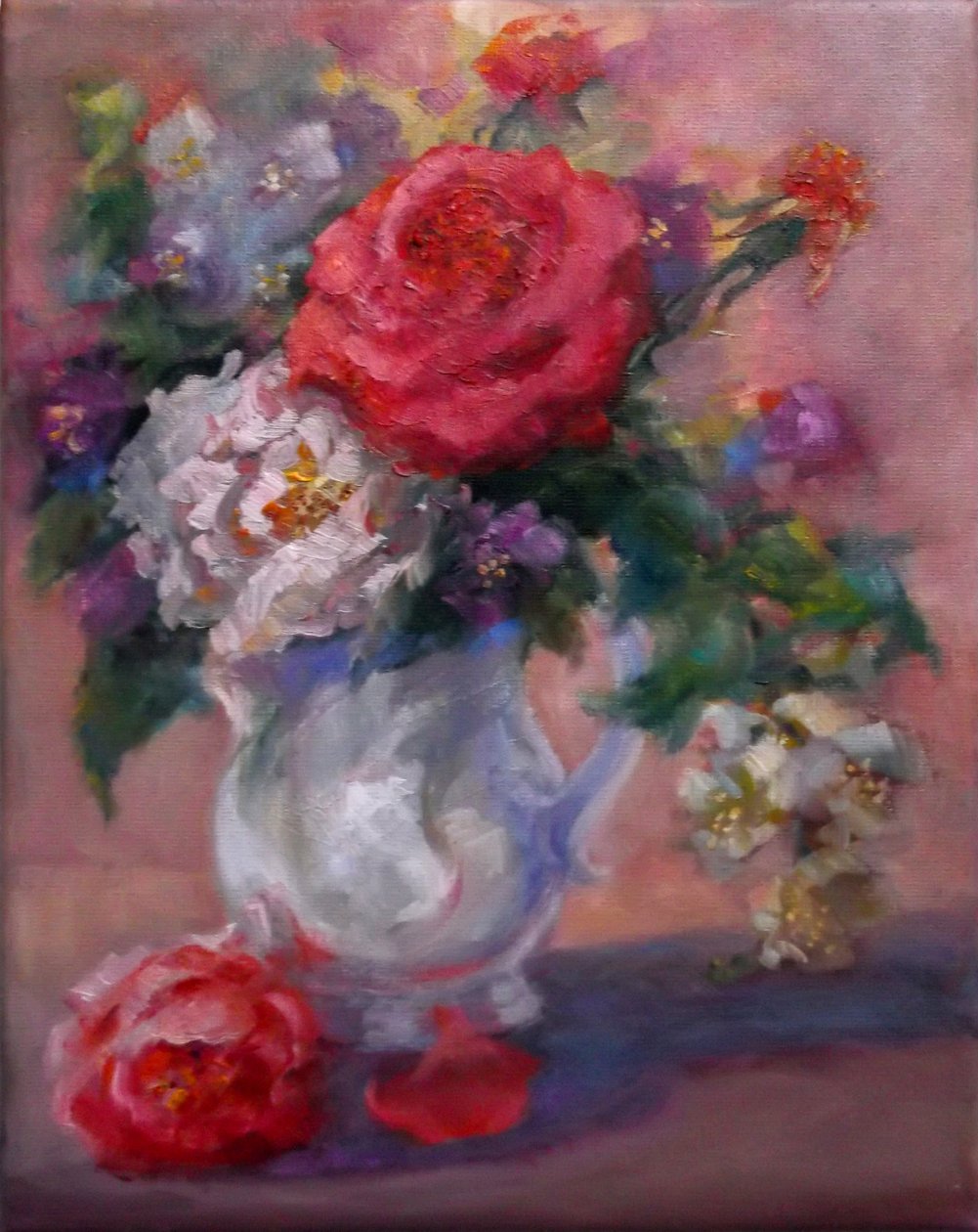 Jarra blanca de Lee Campbell