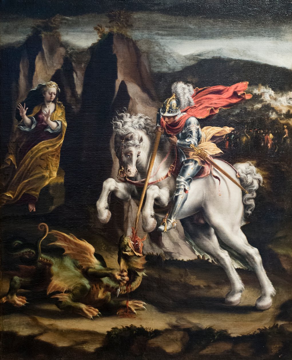 San Jorge y el dragón, Lelio Orsi de Lelio Orsi da Novellara