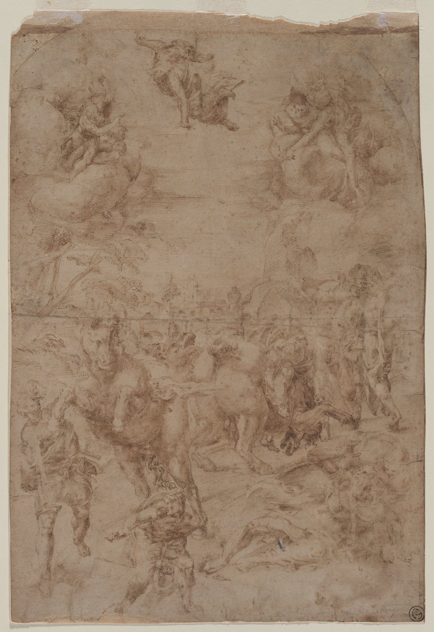 La conversión de San Pablo, después de 1575 de Lelio Orsi da Novellara