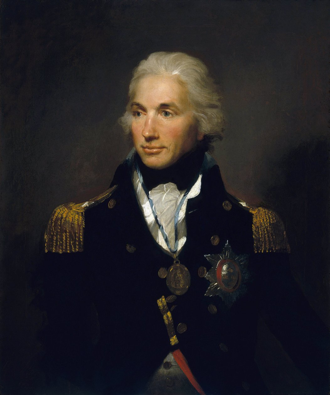 Retrato del vicealmirante Horatio Nelson (1758-1805), primer vizconde de Nelson. Óleo sobre lienzo de Lemuel Francis Abbott