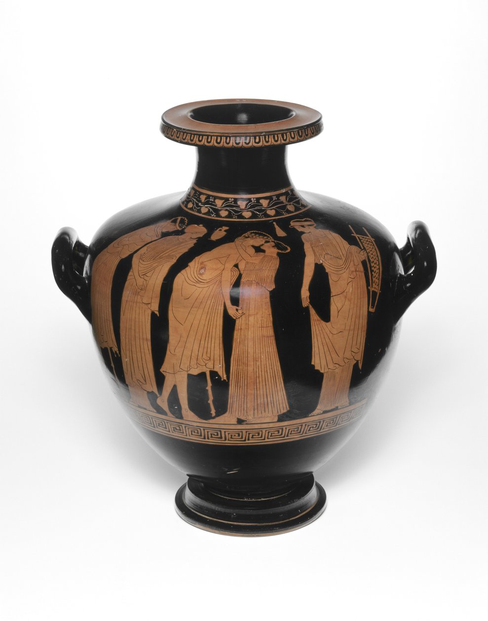 Hidria, o jarra de agua, 460-450 a.C. de Leningrad Painter
