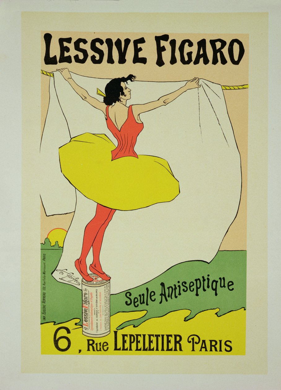 Reproducción de un cartel publicitario 