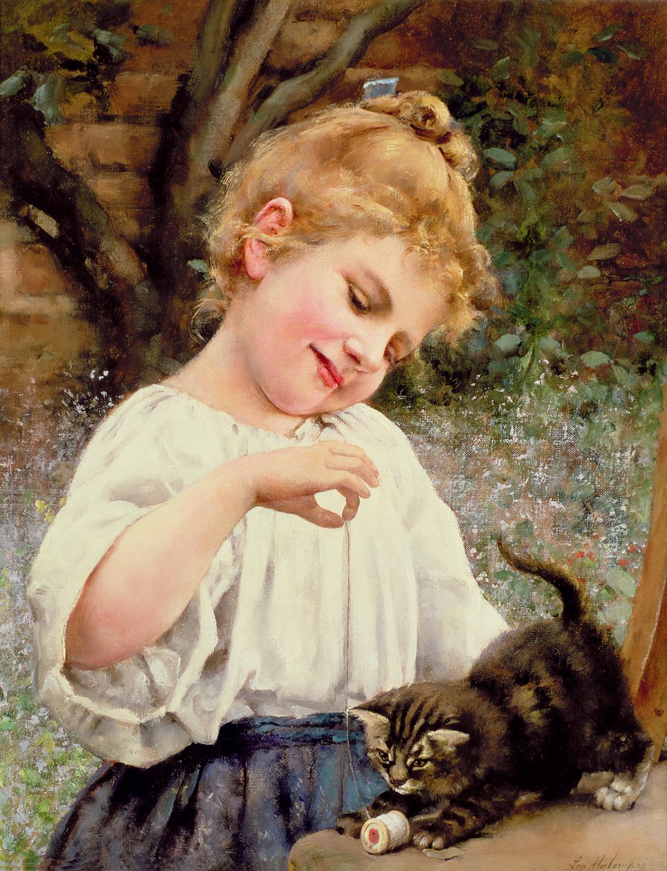 El gatito juguetón de Leo Malempre