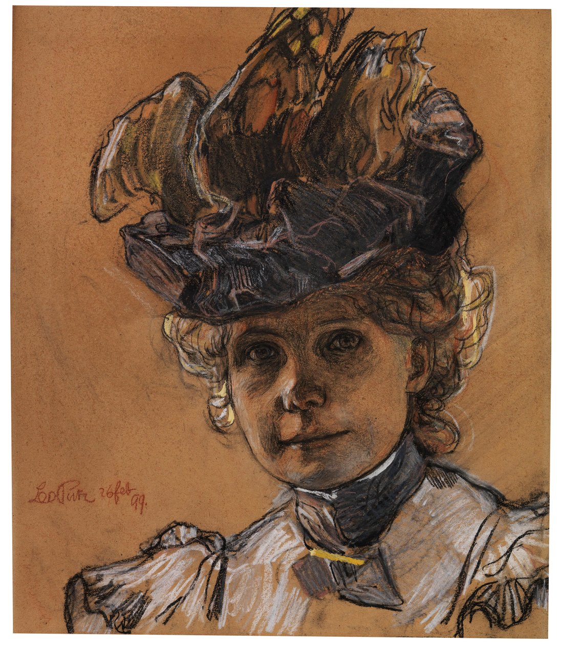 Retrato de Gertraud Luberich de Leo Putz