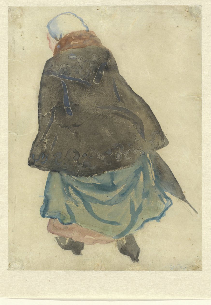 Mujer que corre de Leo Gestel (signed by artist)