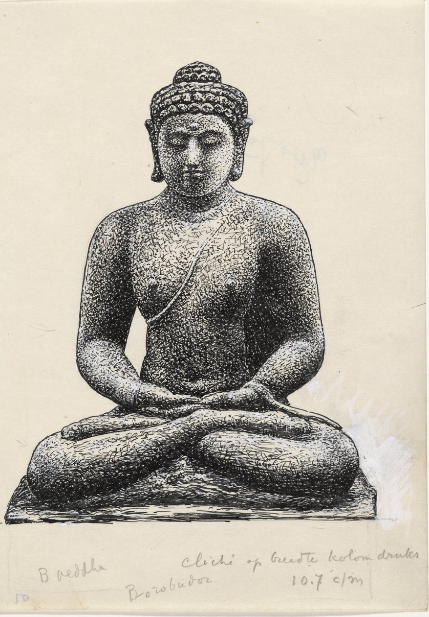 Buda en el Borobudur de Leo Gestel