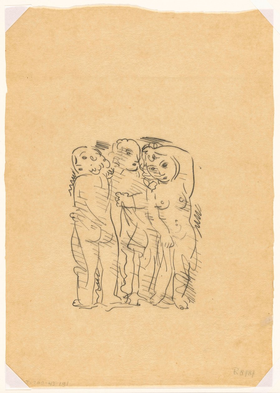 Tres Gracias (sketch) de Leo Gestel