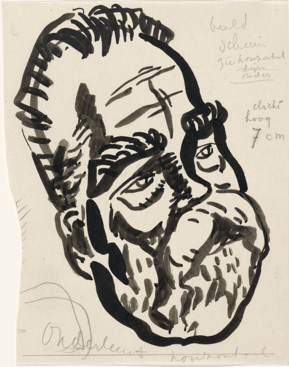 Mannenkop de Leo Gestel