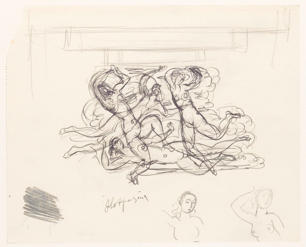 Mujeres desnudas, nadando de Leo Gestel