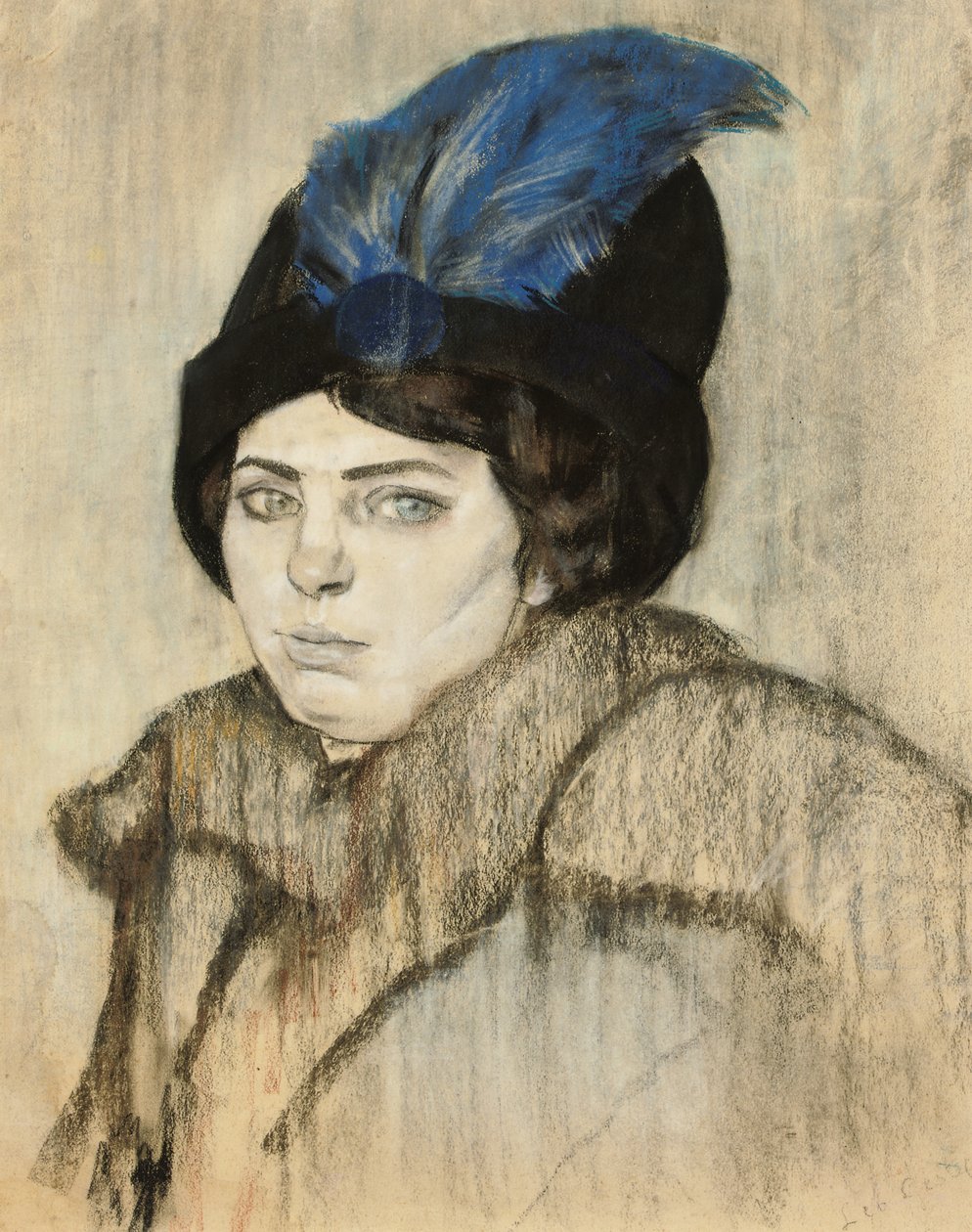 Retrato de Marie Boendermaker-Schoenmaker de Leo Gestel