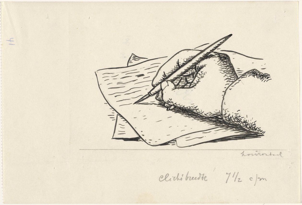 La mano que escribe de Leo Gestel