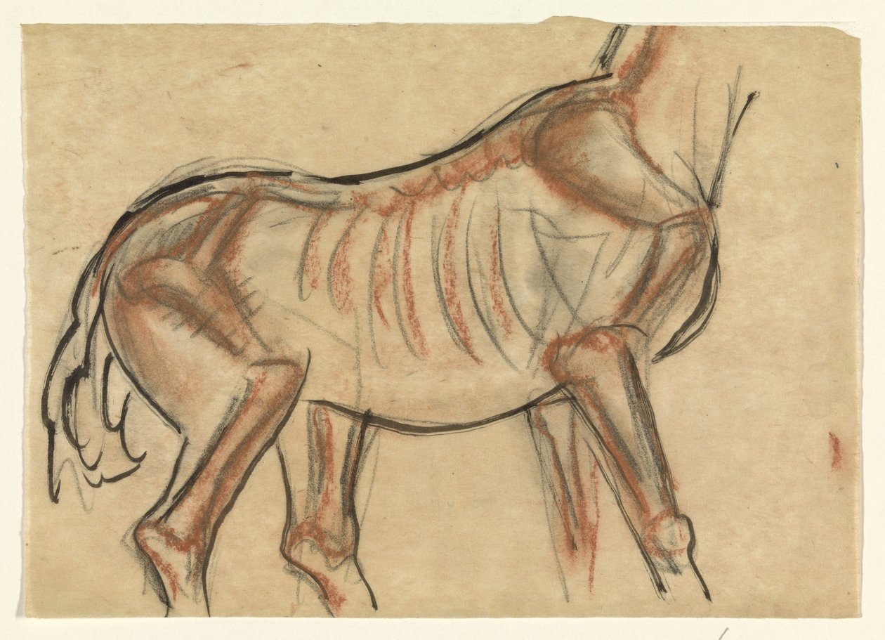 Esqueleto de un caballo de Leo Gestel